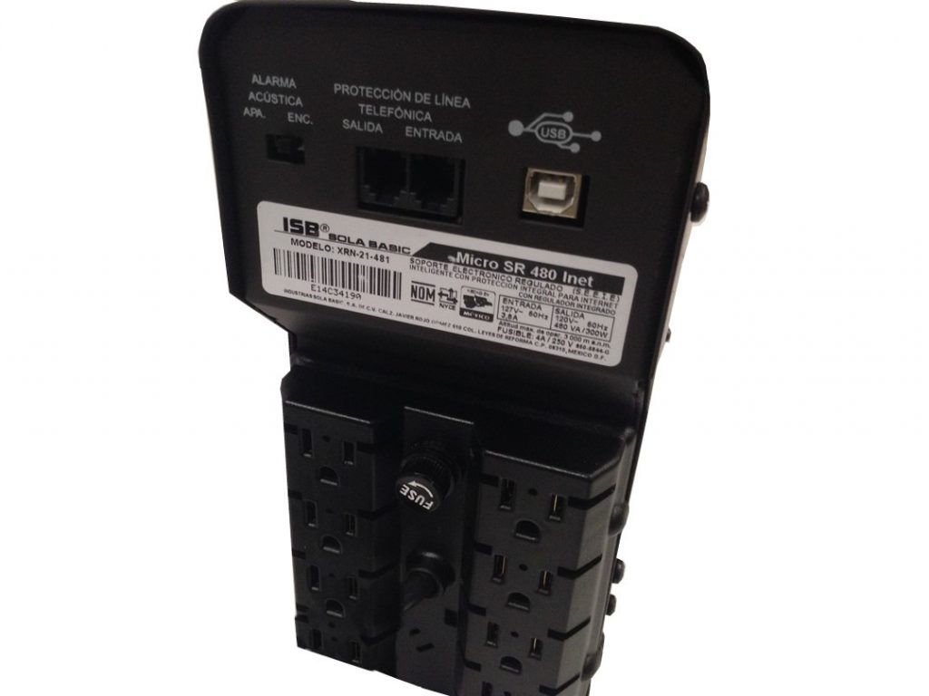 No Break UPS XRN 21 481 480 VA Micro SR Inet 480 Sola Basic no-break-ups-xrn-21-481-480-va-micro-sr-inet-480-sola-basic