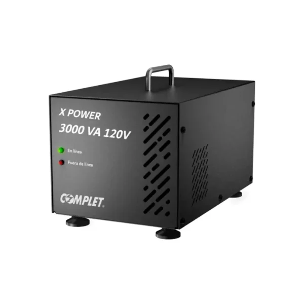 Regulador de voltaje 3 KVA 120 VCA X Power 3K 120 Complet